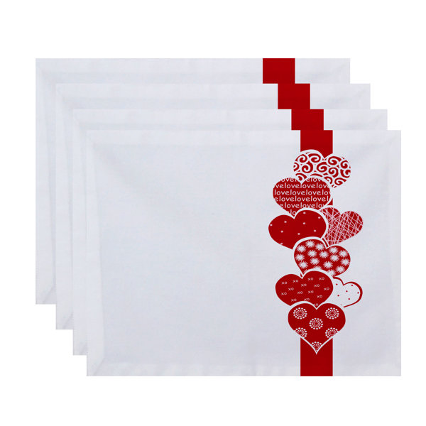 Valentine's Day Placemats & Napkins You'll Love Wayfair